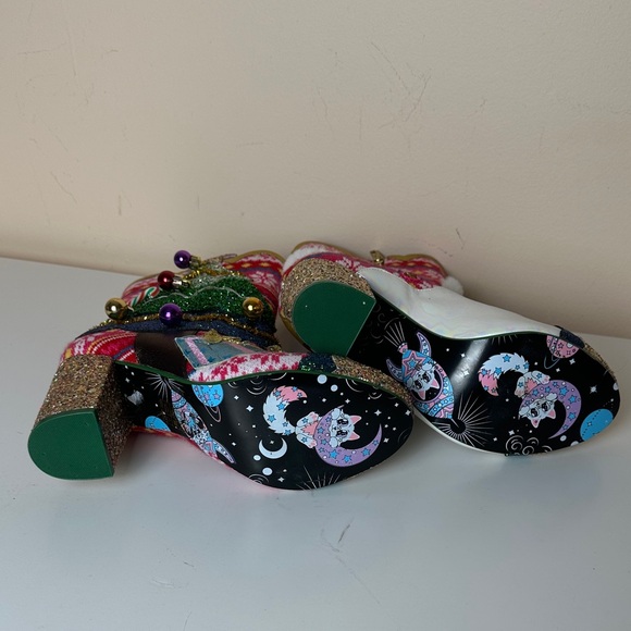 Irregular Choice Festive Christmas Boots with Glitter Accents - Picture 3 of 4